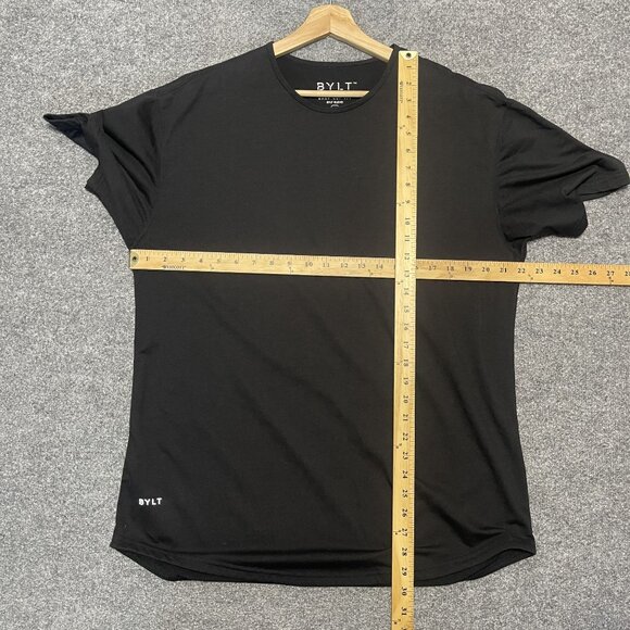 BYLT Mens Premium Basics Drop-Cut S/S T-Shirt Black XL - Picture 5 of 5